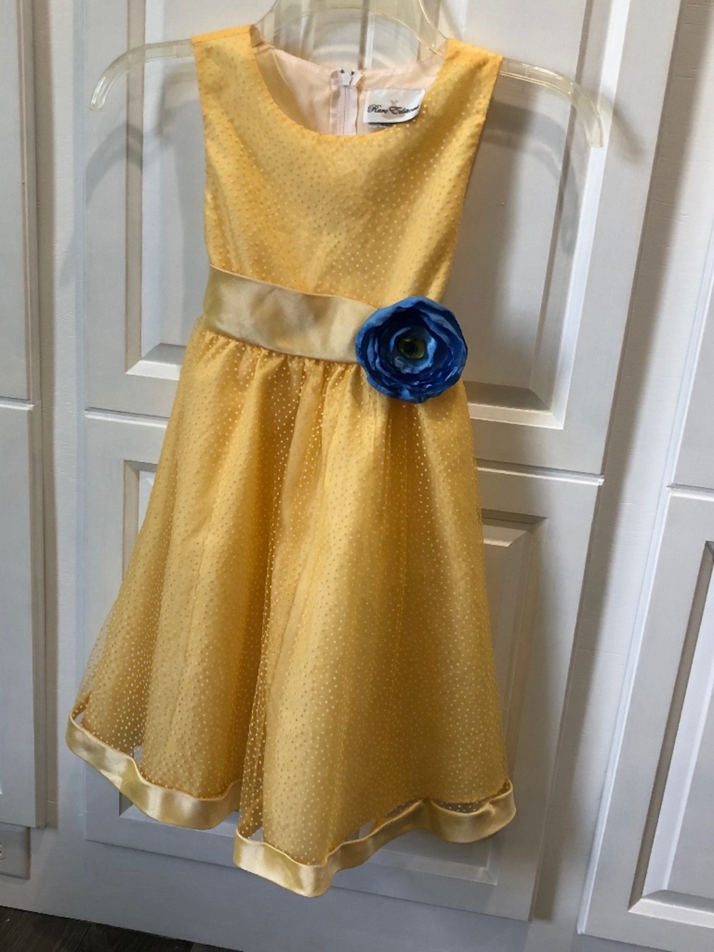 Yellow Rare Editions girls dress 6x